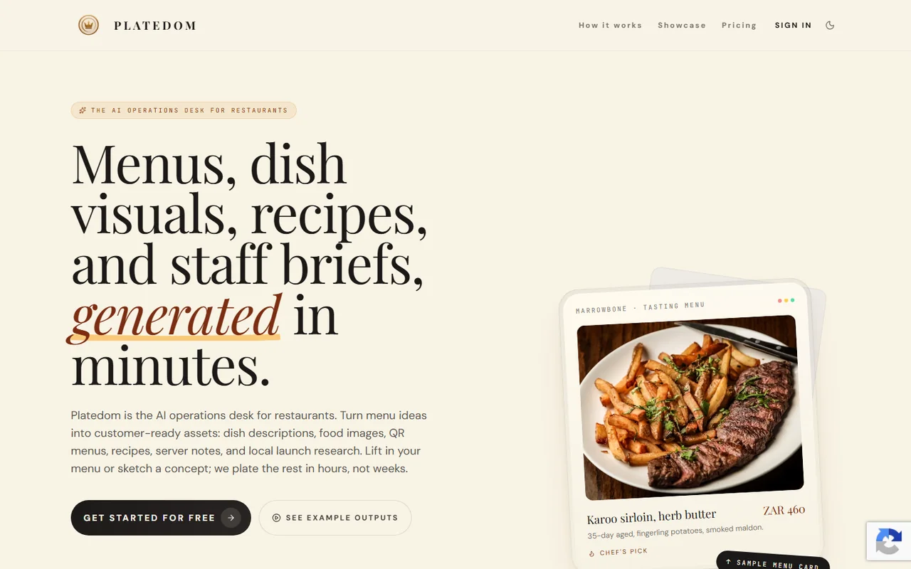 Platedom product preview